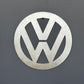 VW round metal sign