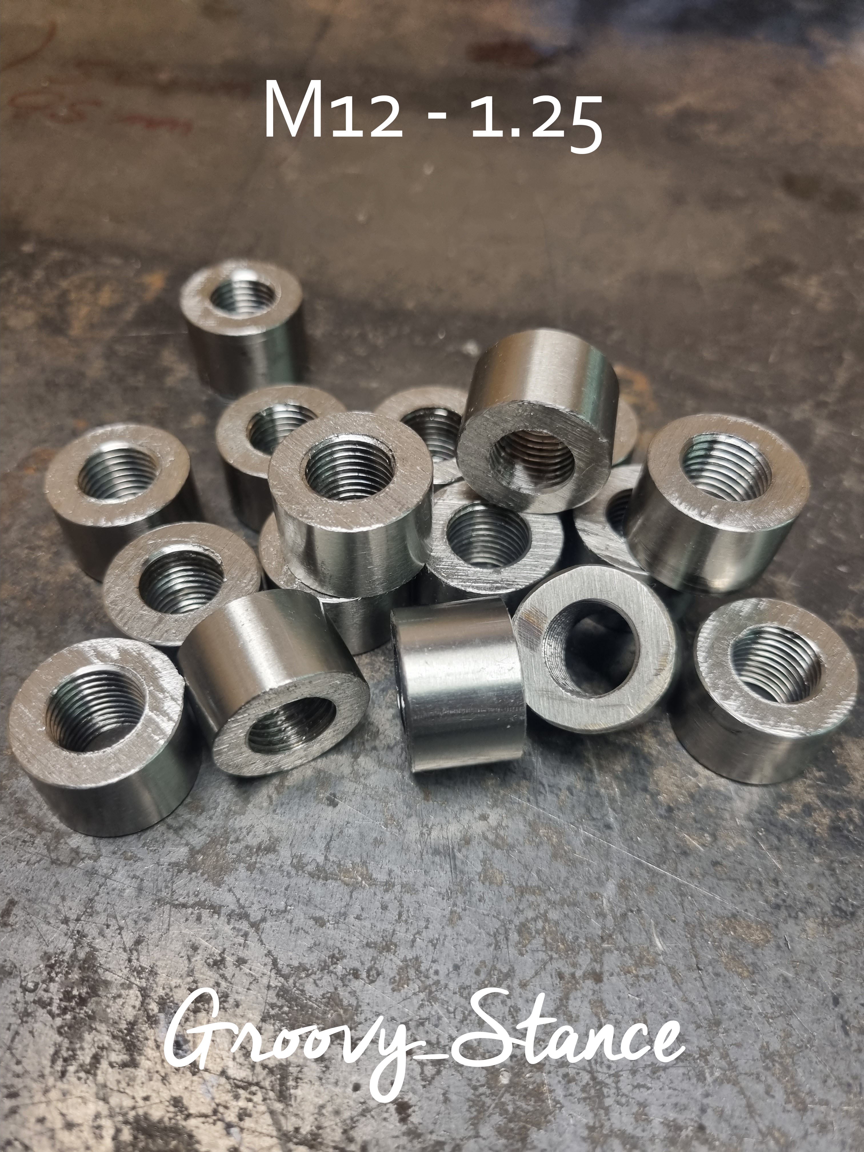 Threaded Sensor Boss M12 1.25 Stainless steel Temp Sensor Boss – Groovy Stance